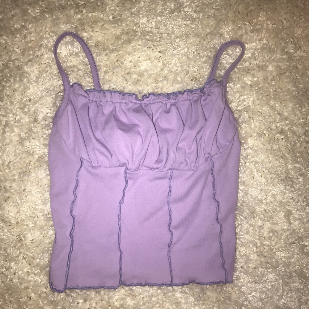 Lavender crop top